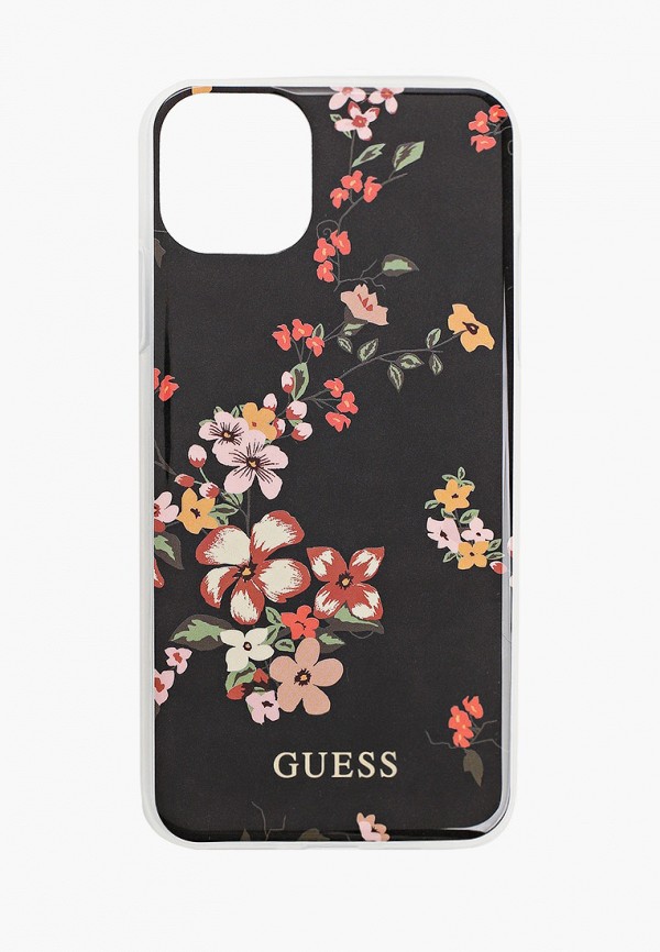 

Чехол для iPhone Guess, Черный, 11 Pro Max, Flower TPU/PC Shiny N.4 Black
