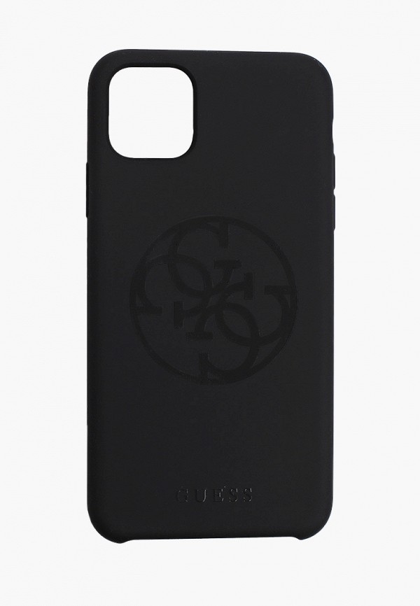 

Чехол для iPhone Guess, Черный, 11 Pro Max, Silicone collection 4G logo Black