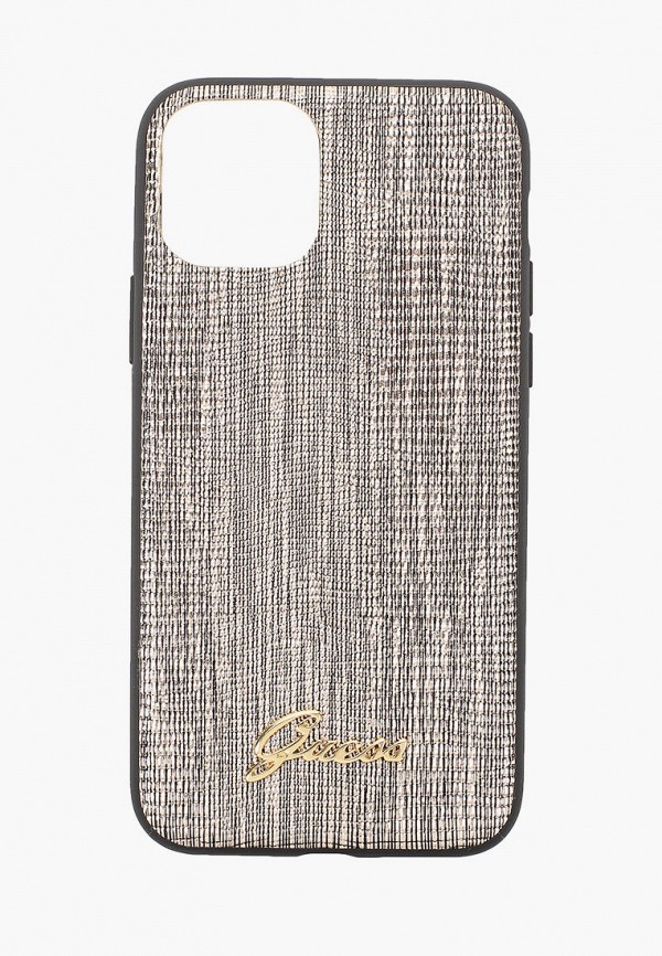 

Чехол для iPhone Guess, Золотой, 11 Pro, Animal Lizard with metal logo PU Gold