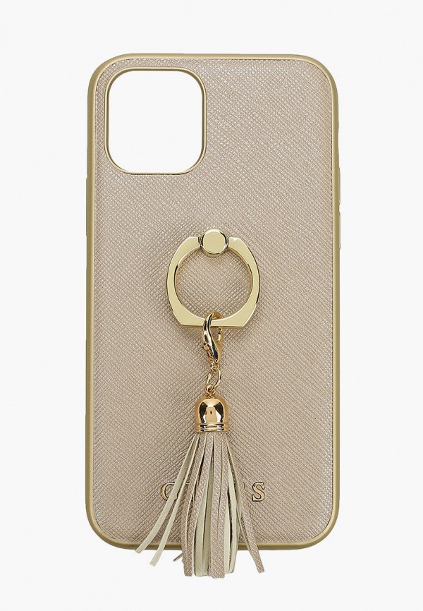

Чехол для iPhone Guess, Бежевый, 11 Pro, Saffiano PU + Ring Beige