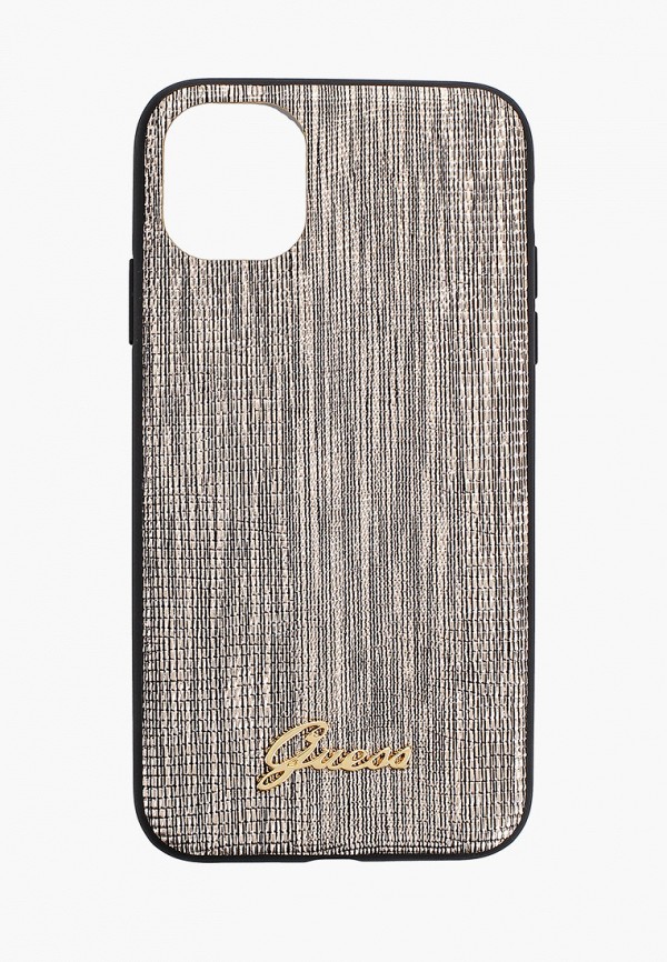 

Чехол для iPhone Guess, Золотой, 11, Animal Lizard with metal logo PU Gold