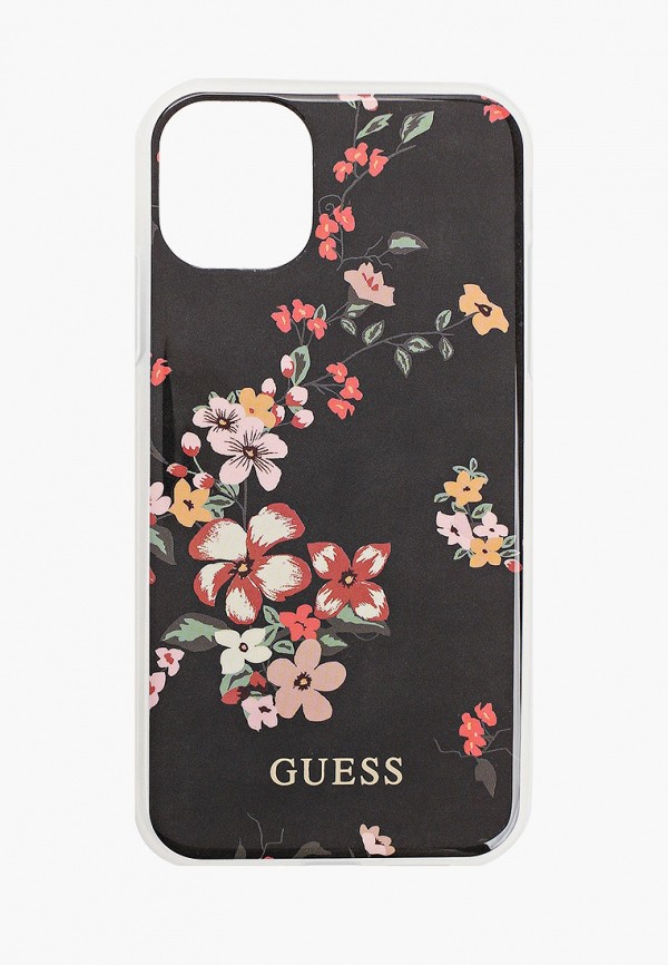 

Чехол для iPhone Guess, Черный, 11, Flower TPU/PC Shiny N.4 Black