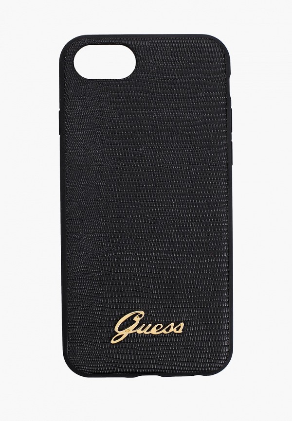 

Чехол для iPhone Guess, Черный, 7 / 8 / SE 2020, Animal Lizard with metal logo PU Black
