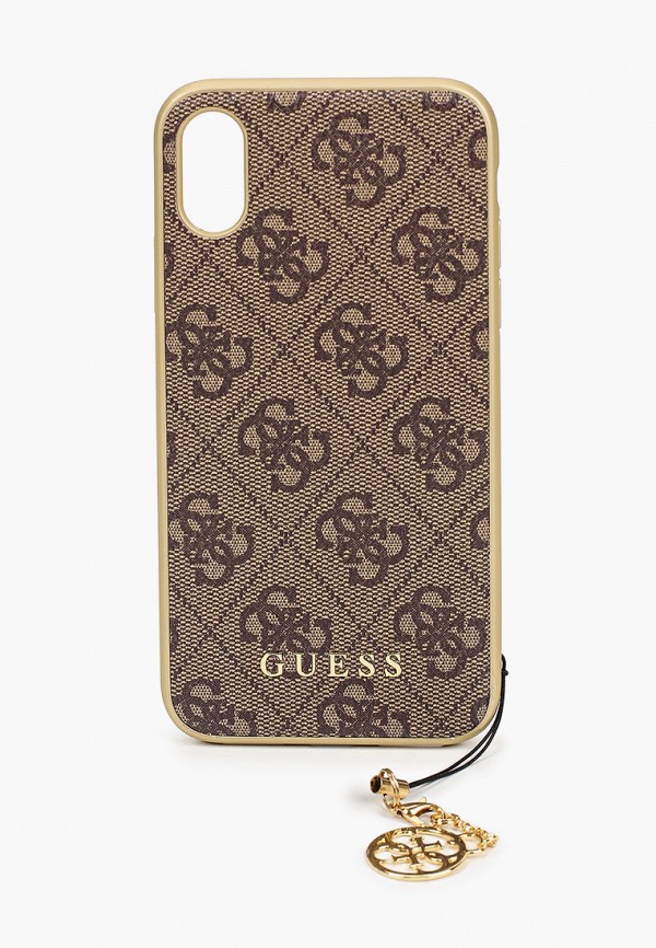 

Чехол для iPhone Guess, Коричневый, X / XS, 4G Charms collection Brown