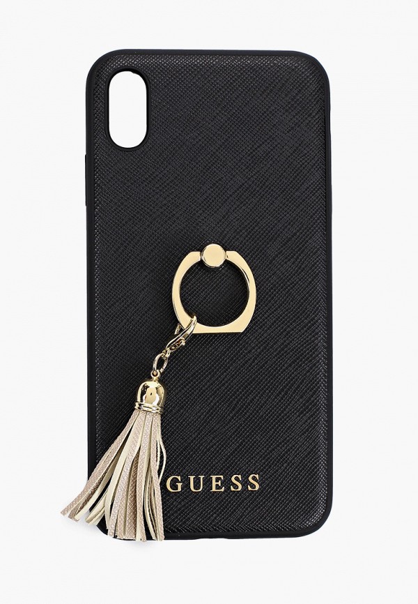 

Чехол для iPhone Guess, Черный, XS Max, Saffiano PU + Ring Black