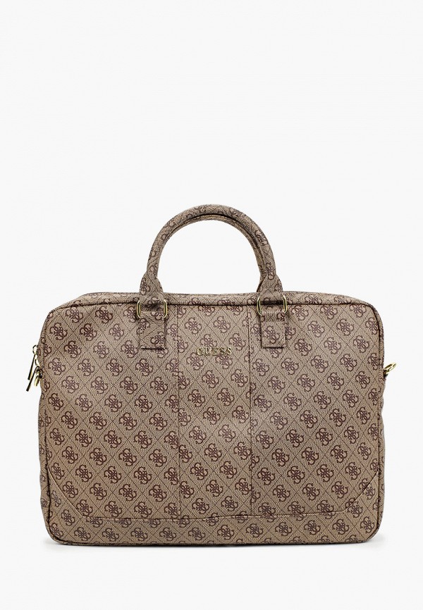 

Сумка Guess, Коричневый, для ноутбука 15" 4G, Uptown Bag PU Brown