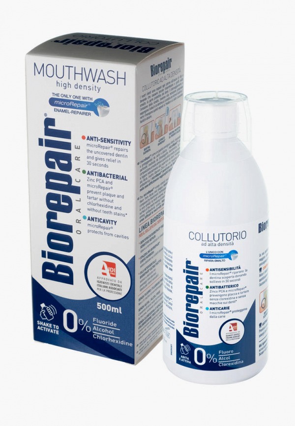 

Ополаскиватель для полости рта Biorepair, Прозрачный, 500 мл
