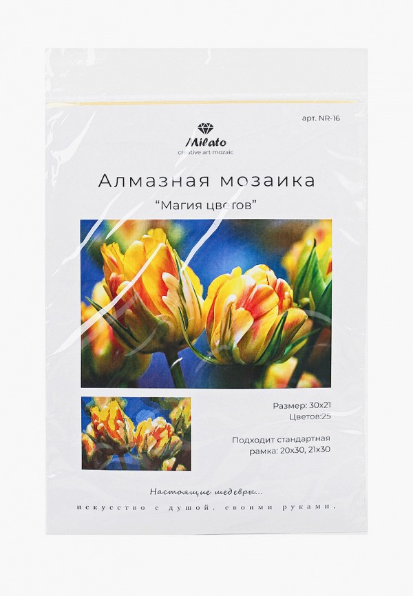 

Мозаика алмазная Милато, Разноцветный, "Магия цветов", 21х30 см