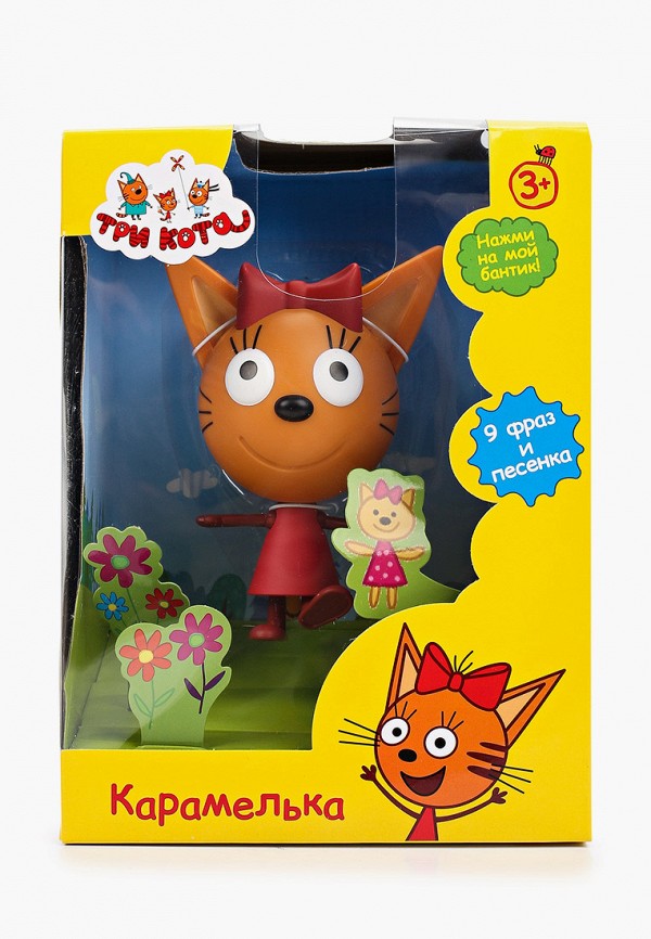 

Игрушка интерактивная Три Кота, Разноцветный, "Карамелька" 14 см