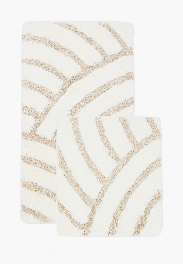 

Комплект ковриков Chilai Home, Бежевый, для ванной, 60x100 и 50x60 см