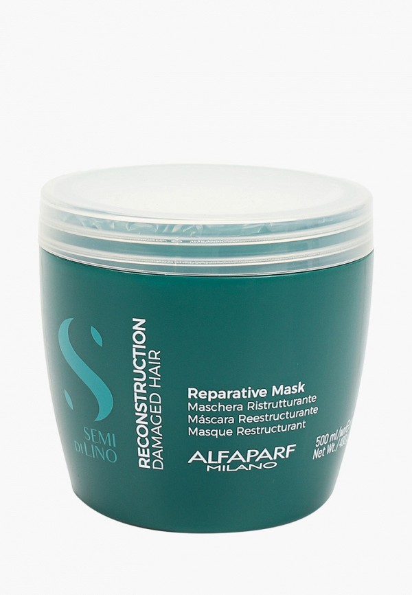 

Маска для волос Alfaparf Milano, Белый, поврежденных SDL R REPARATIVE MASK, 500 мл