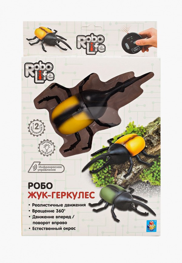 

Игрушка радиоуправляемая Robolife, Желтый, Жук-геркулес