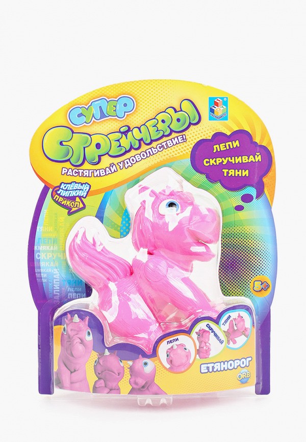 

Слайм 1Toy, Розовый, 1TOY Супер Стрейчеры Единорог, тянущаяся игрушка