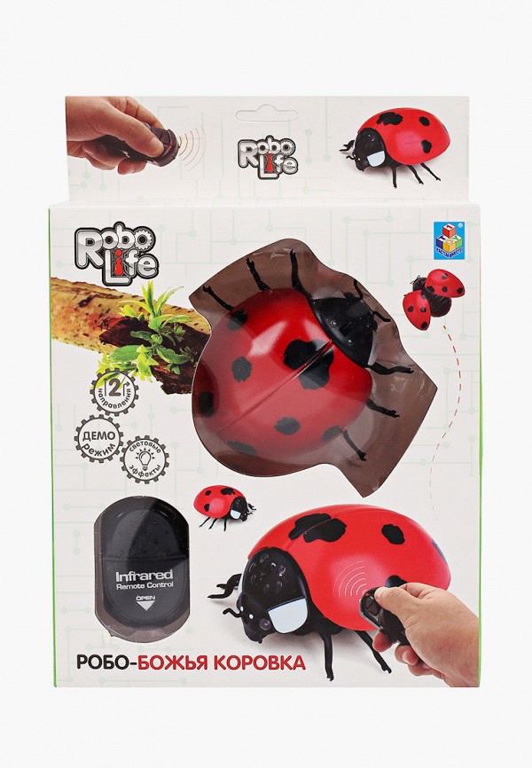 

Игрушка радиоуправляемая Robolife, Красный, робо-божья коровка