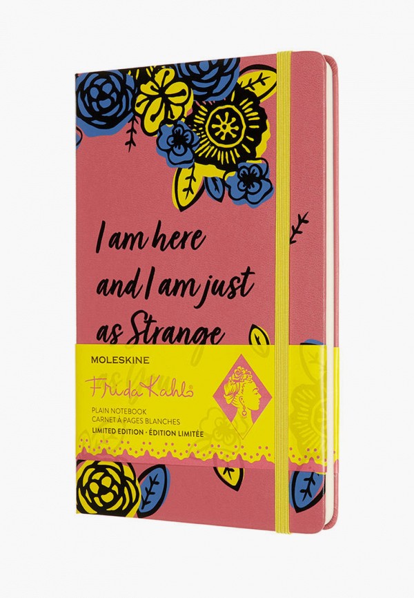 

Блокнот Moleskine, Коралловый, Frida Kahlo 13х21 см чистые листы