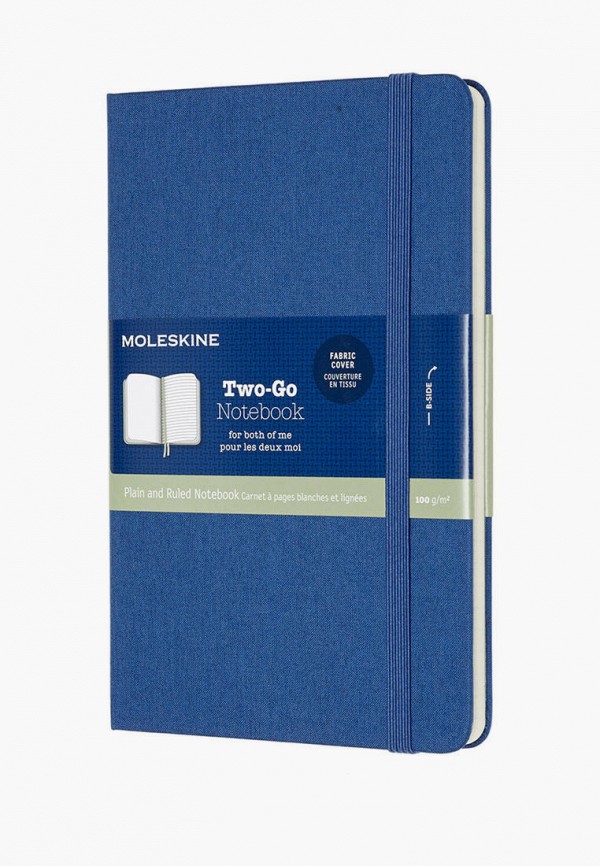 

Блокнот Moleskine, Синий, Two-Go 11,5х18 см