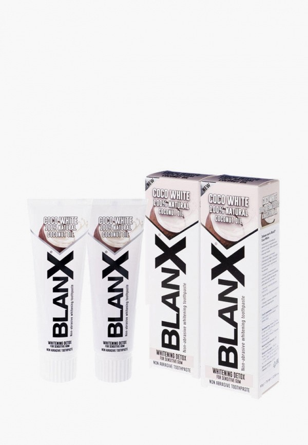 

Комплект зубных паст Blanx, Белый, 2*75 мл