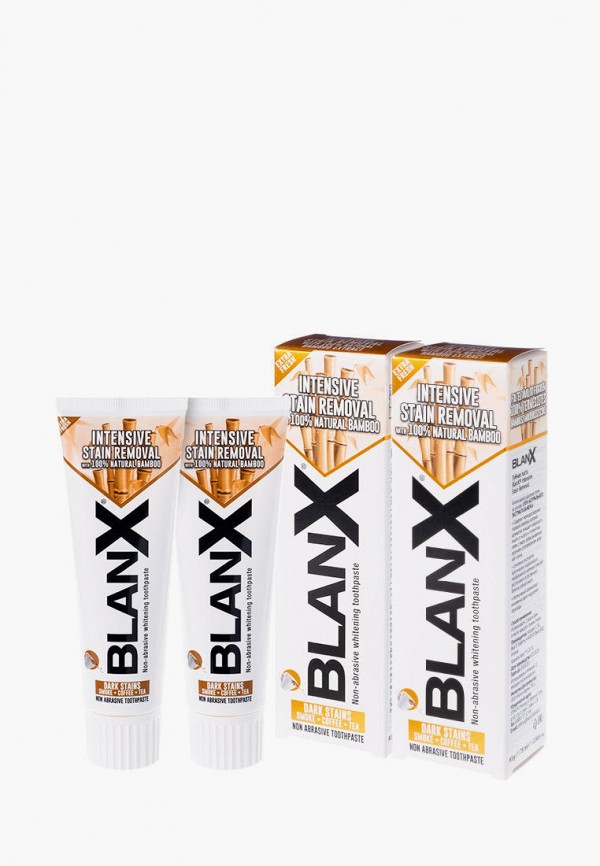 

Комплект зубных паст Blanx, Белый, 2*75 мл