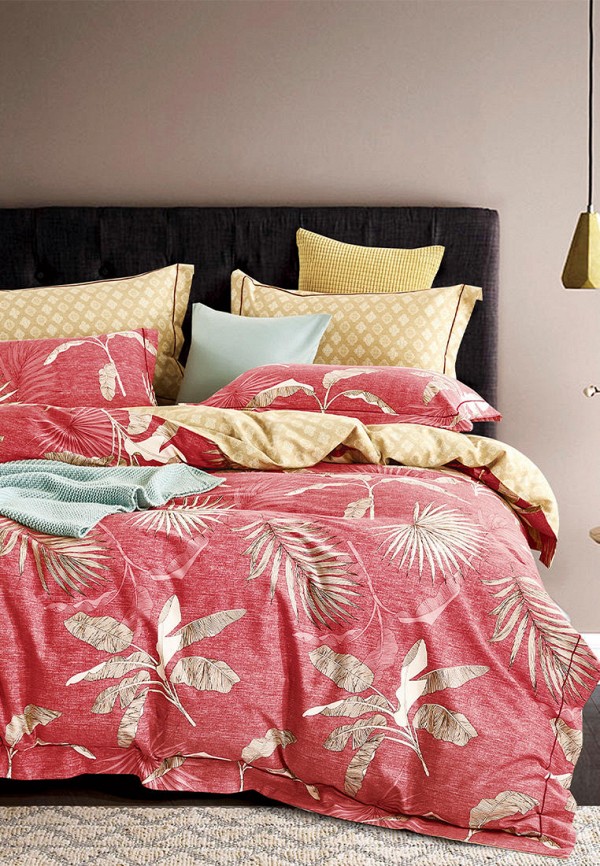 

Постельное белье Евро Bellehome, Красный, Экватория