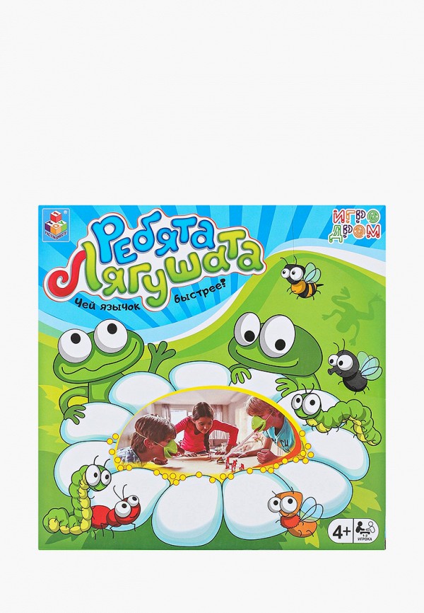 

Игра настольная 1Toy, Разноцветный, ИГРОДРОМ "Ребята Лягушата"