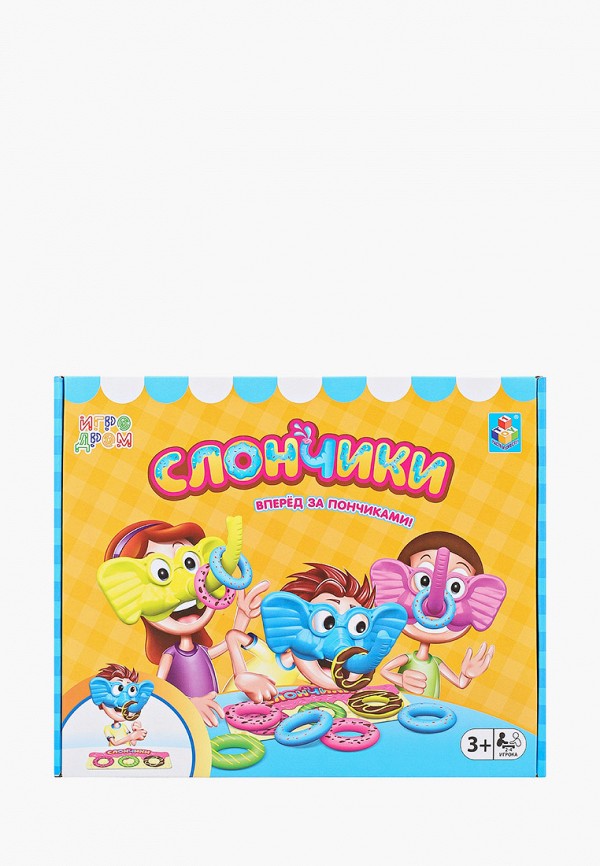 

Игра настольная 1Toy, Разноцветный, 1toy ИГРОДРОМ игра "Слончики"