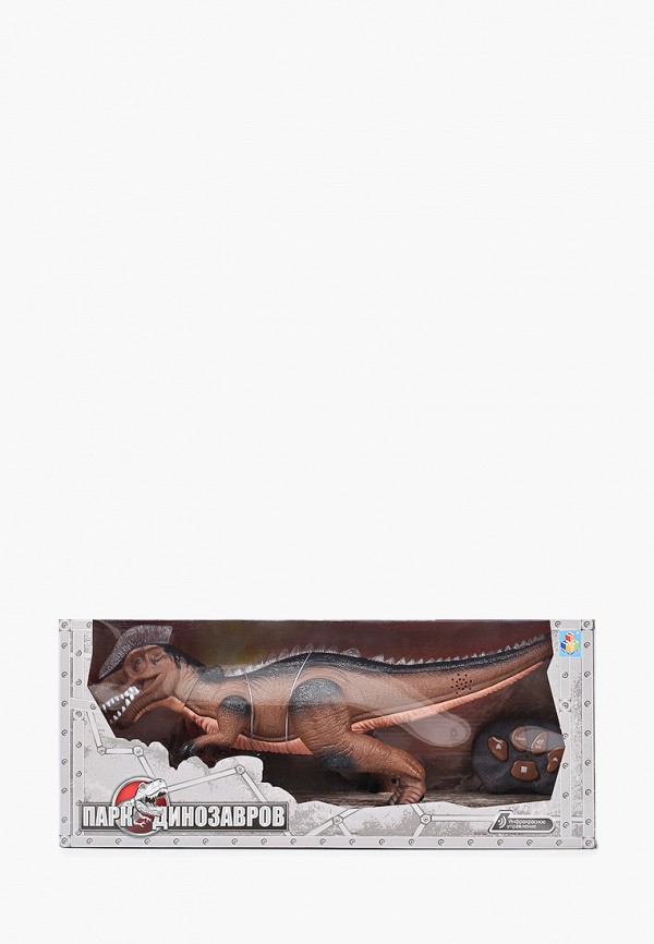 

Игрушка интерактивная 1Toy, Коричневый, Darkonia, робот-динозавр на д/у 36х29 см