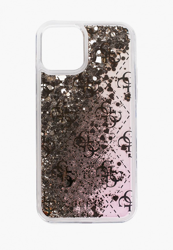 

Чехол для iPhone Guess, Золотой, 12/12 Pro (6.1), Liquid Glitter 4G Gradient Gold
