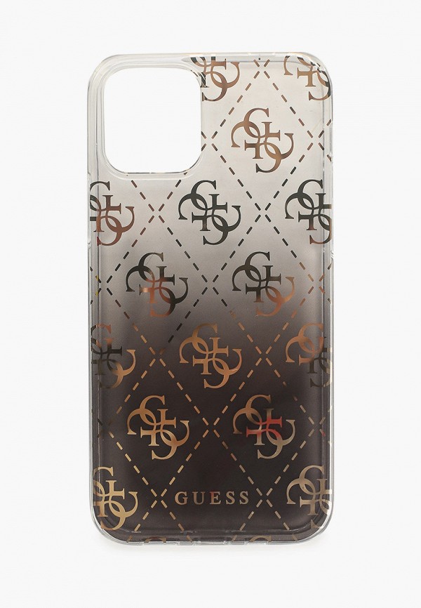 

Чехол для iPhone Guess, Черный, 12/12 Pro (6.1), PC/TPU 4G Gradient Black