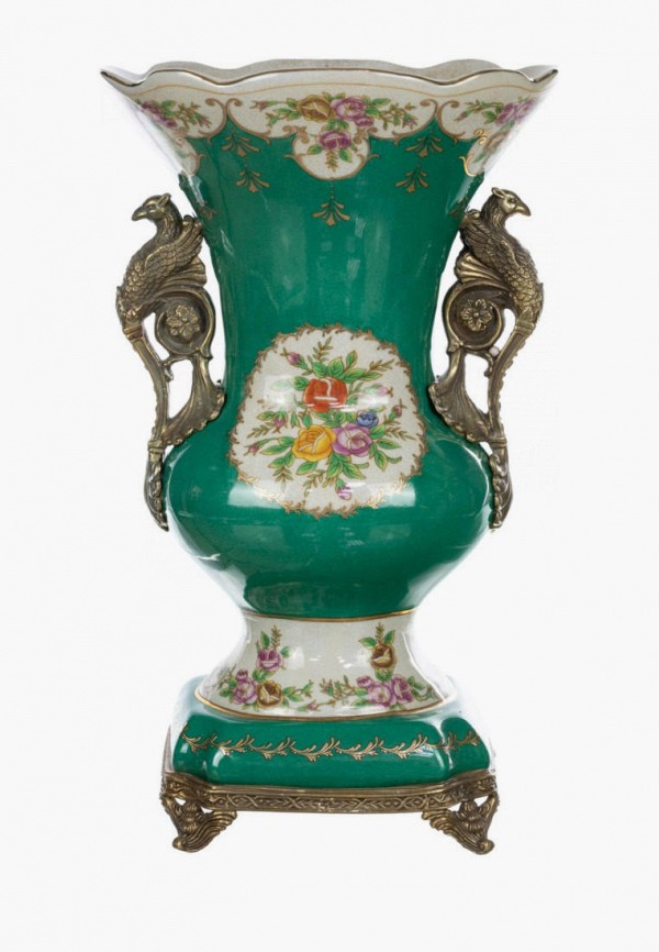 

Ваза Glasar, Зеленый, 20х40х22 см