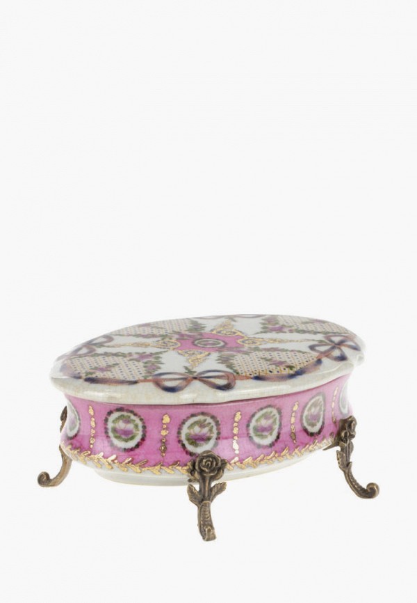 

Шкатулка декоративная Glasar, Розовый, 11х7х18 см