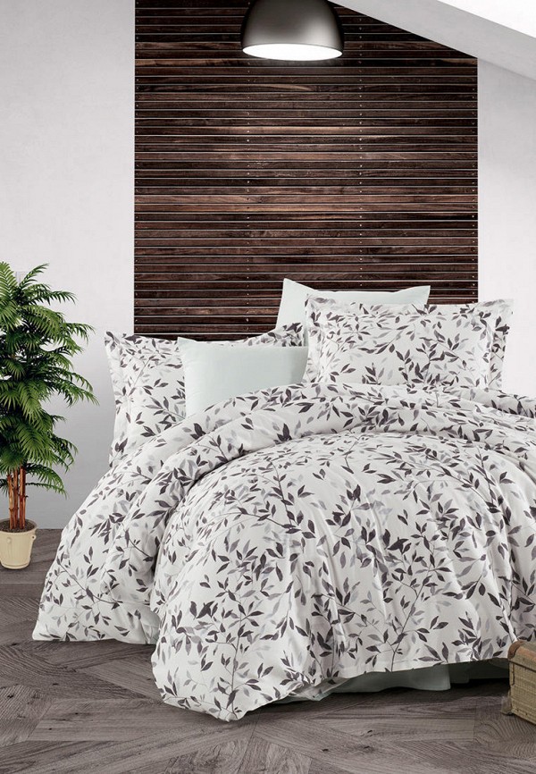 

Постельное белье 1,5-спальное Zugo Home, Белый, Fall