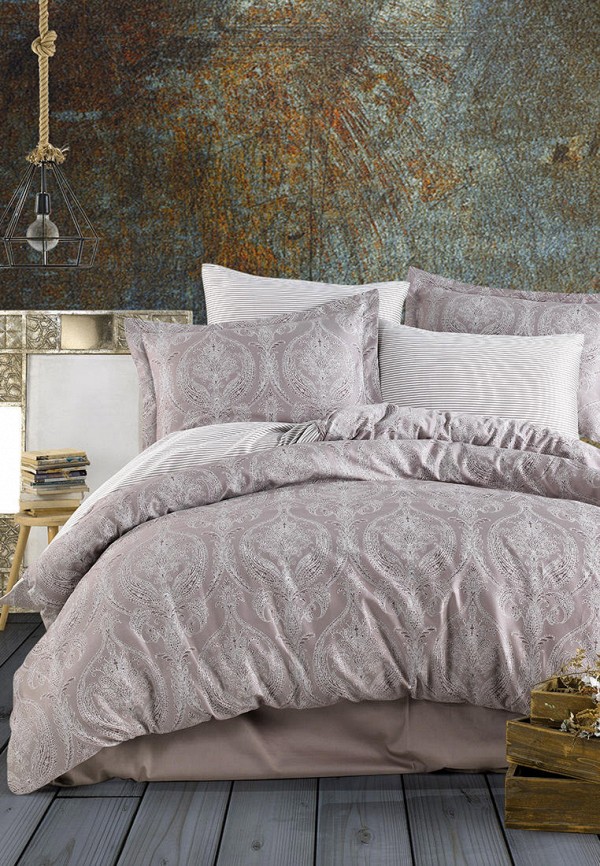 

Постельное белье 1,5-спальное Zugo Home, Бежевый, JACQUARD BROWN