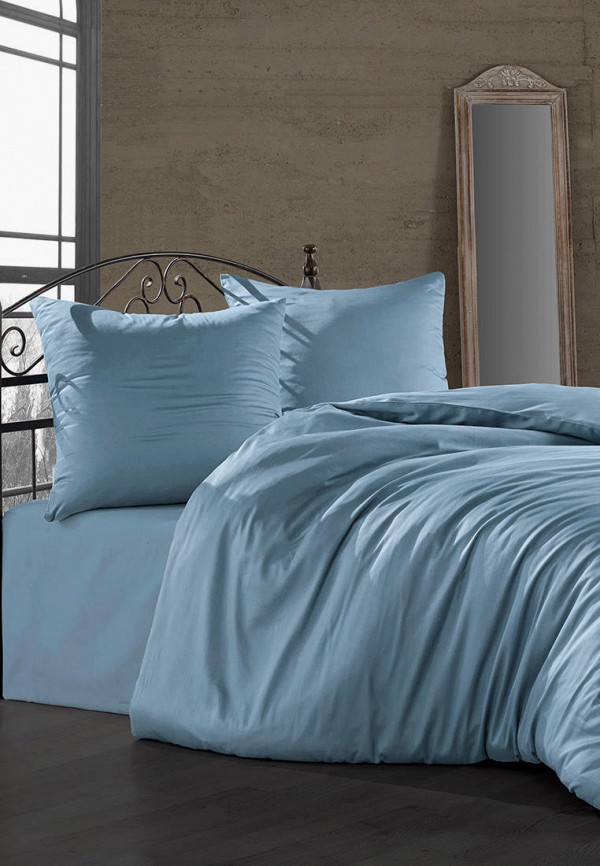 

Постельное белье Евро Zugo Home, Голубой, AQUA