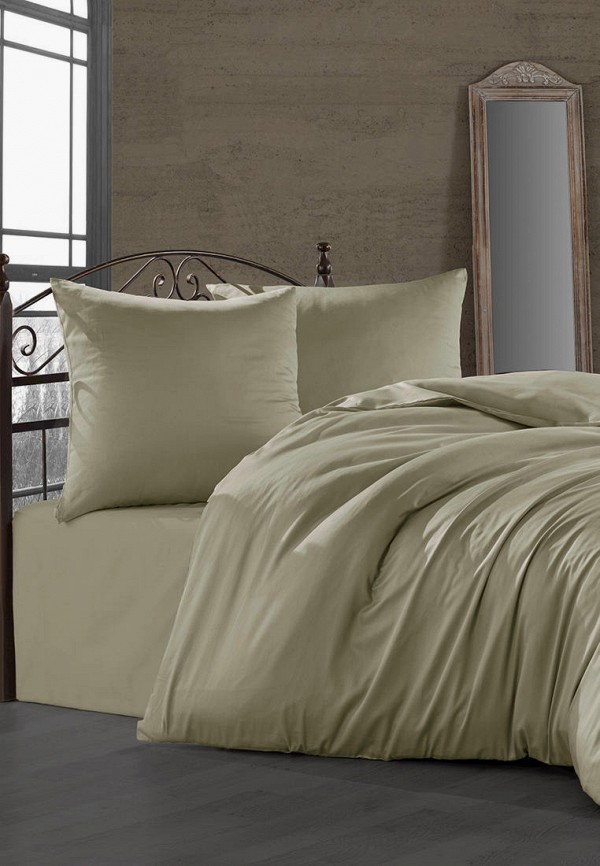 

Постельное белье Евро Zugo Home, Хаки, GREEN
