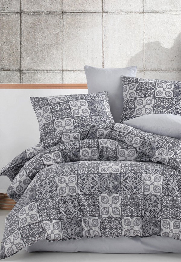 

Постельное белье Семейное Zugo Home, Серый, CERAMICA