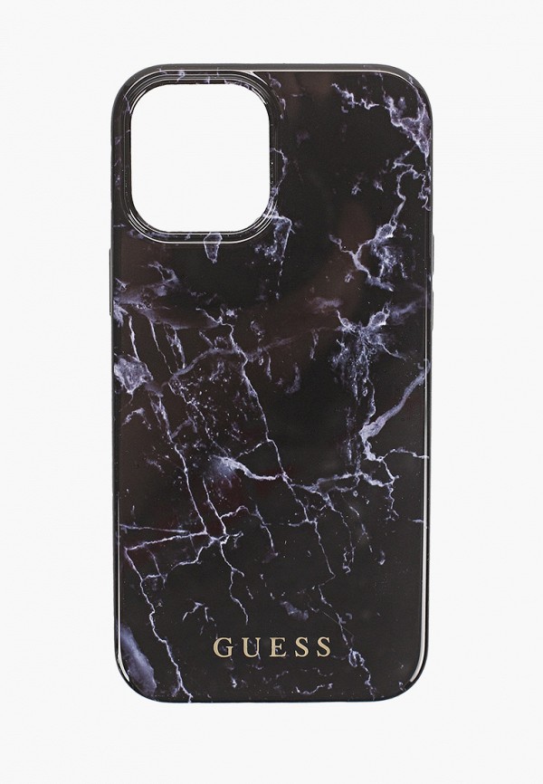 

Чехол для iPhone Guess, Черный, 12 Pro Max (6.7), PC/TPU Marble Design Black