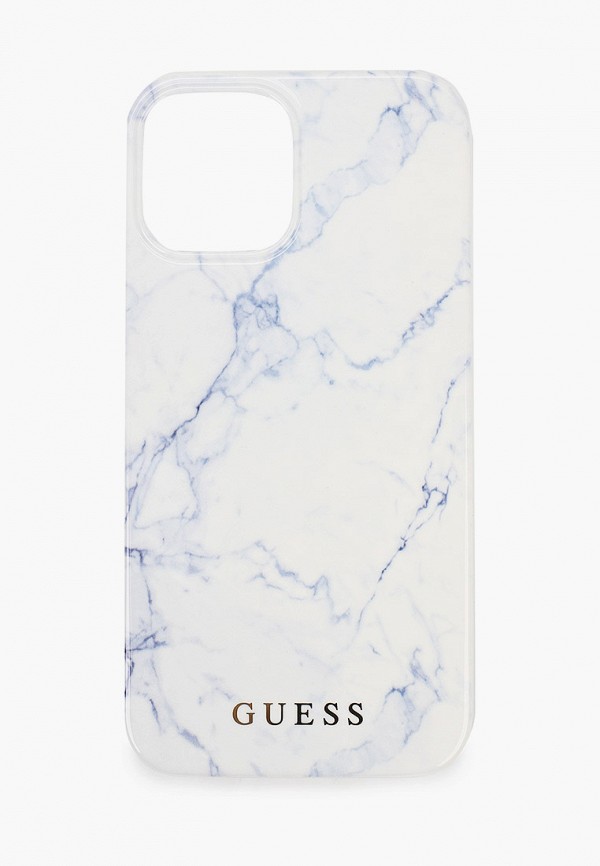 

Чехол для iPhone Guess, Белый, 12 Pro Max (6.7), PC/TPU Marble Design White