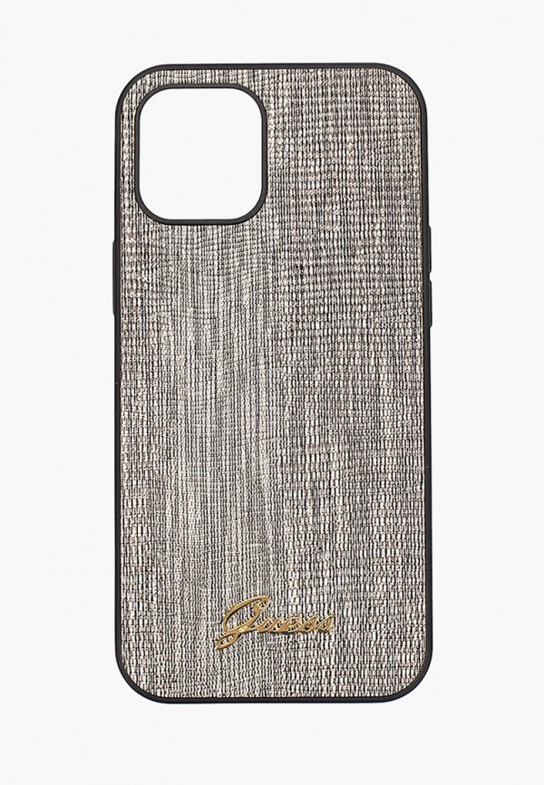 

Чехол для iPhone Guess, Золотой, 12 Pro Max (6.7), PU Animal Lizard with metal logo Gold