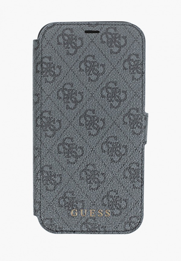 

Чехол для iPhone Guess, Серый, 12 Pro Max (6.7), PU 4G collection Grey/Black