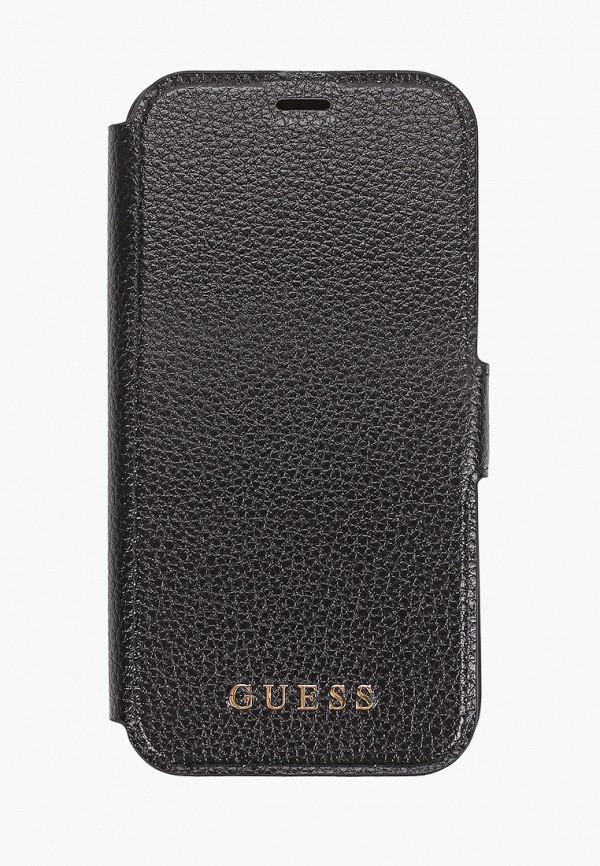 

Чехол для iPhone Guess, Черный, 12/12 Pro (6.1), PU Iridescent Black/Black