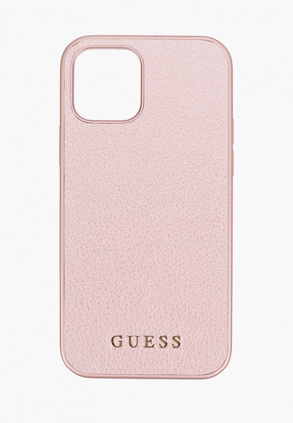 

Чехол для iPhone Guess, Розовый, 12/12 Pro (6.1), PU Iridescent Pink