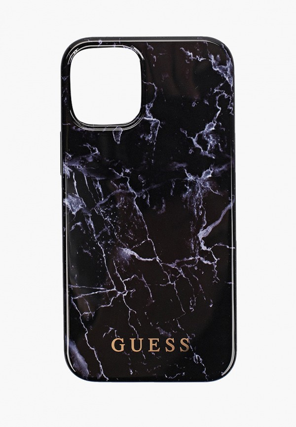 

Чехол для iPhone Guess, Черный, 12 mini (5.4), PC/TPU Marble Design Black