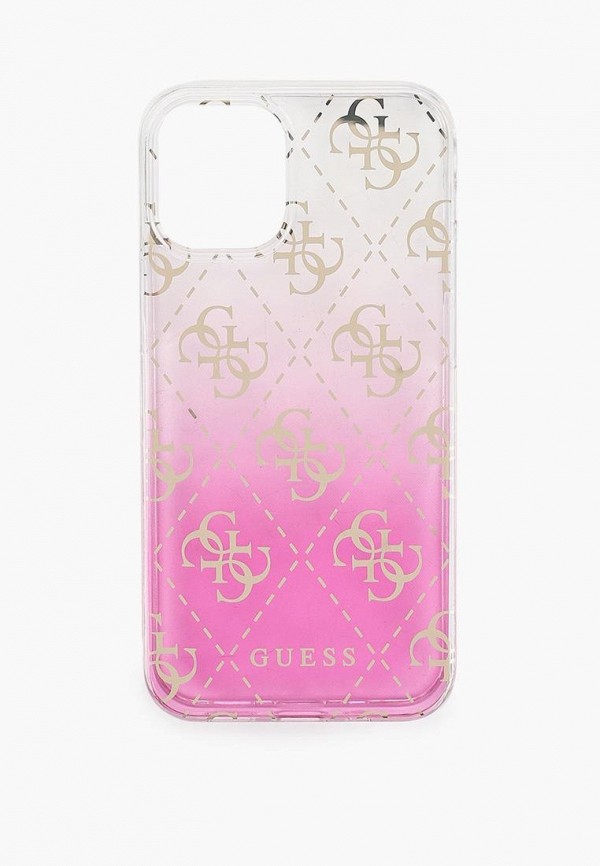 

Чехол для iPhone Guess, Розовый, 12 mini (5.4), PC/TPU 4G Gradient Pink