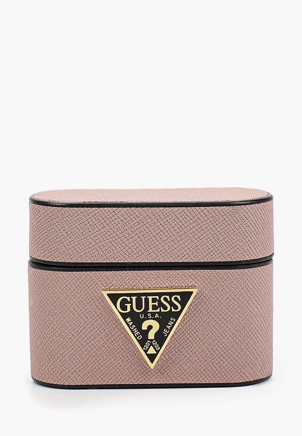 

Чехол для наушников Guess, Розовый, Airpods Pro, Saffiano PU leather case with metal logo Pink