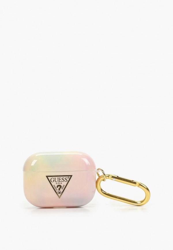 

Чехол для наушников Guess, Розовый, Airpods, Pro, TPU case with ring TIE & DYE Pink
