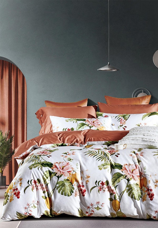 

Постельное белье Евро Bellehome, Белый, Алекса