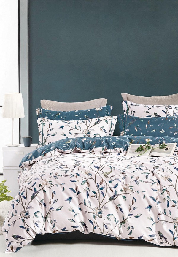 

Постельное белье Евро Bellehome, Белый, Калипсо