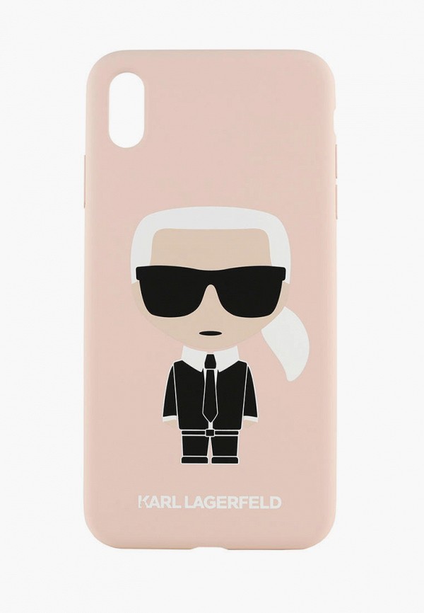 Чехол для iPhone Karl Lagerfeld розового цвета
