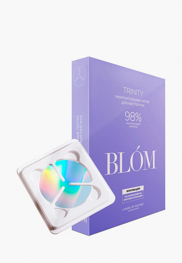 

Маска для рук Blom, Разноцветный, микроигольные патчи для рук Trinity, 4 пары