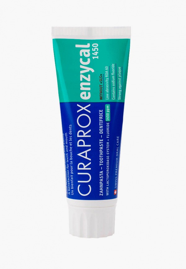 

Зубная паста Curaprox, Белый, Enzycal 1450, 75 мл